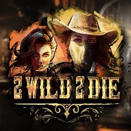 Slots logo of 2 Wild 2 Die from Hacksaw Gaming at Qbet Casino