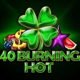 40 Burning Hot logo by Amusnet Interactive at Qbet Casino