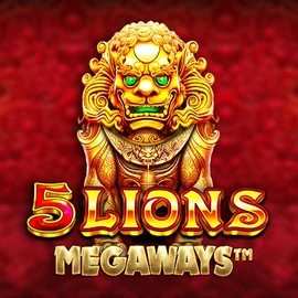 5 Lions Megaways logo by Pragmatic Play Qbet Casino