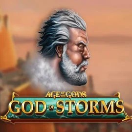 Age Of The Gods: God of Storms logo by Playtech Qbet Casino
