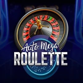 Auto Mega Roulette online game logo by Pragmatic Play on qbet-casino.eu
