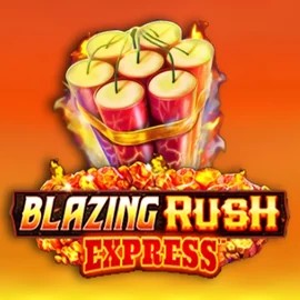 Blazing Rush Express logo – Slots by AreaVegas at Qbet Casino