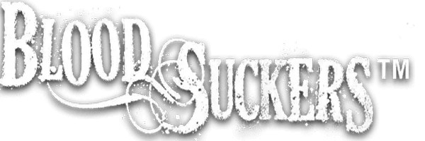 Blood Suckers online game logo by NetEnt on qbet-casino.eu