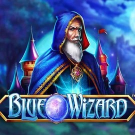 Blue Wizard online game logo by Quickspin on qbet-casino.eu
