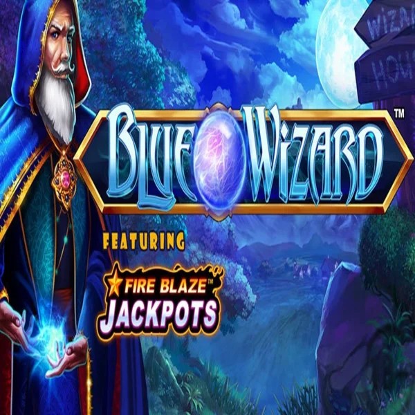 Play Blue Wizard Fire Blaze Jackpots slot by Rarestone Gaming on qbet-casino.eu