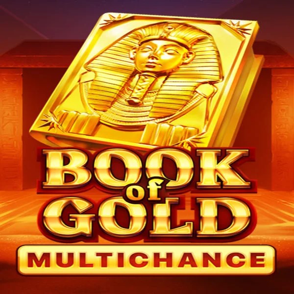 Book of Gold Multichance by Playson, showcased at qbet-casino.eu – game logo
