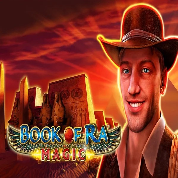 Book of Ra Magic slot icon by Greentube, available at Qbet Casino