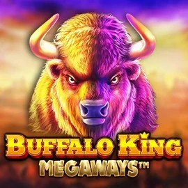 Buffalo King Megaways logo by Pragmatic Play Qbet Casino