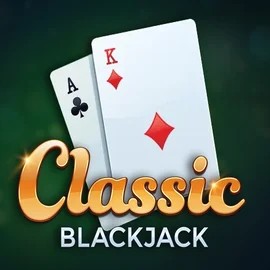 Classic Blackjack logo by Red Tiger Gaming Qbet Casino