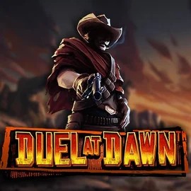 Duel At Dawn slot logo by Hacksaw Gaming at Qbet Casino