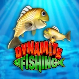 Dynamite Fishing logo by Inspired Gaming at Qbet Casino