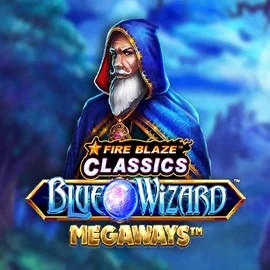 Fire Blaze Blue Wizard Megaways game by Rarestone Gaming – logo hosted on Qbet Casino