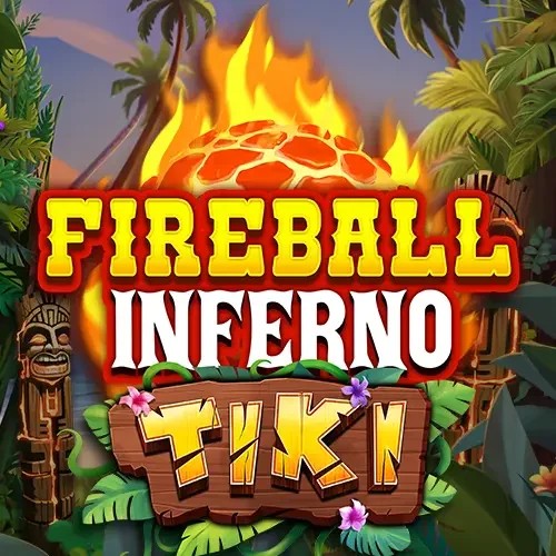 Fireball Inferno Tiki by NetEnt, showcased at qbet-casino.eu – game logo