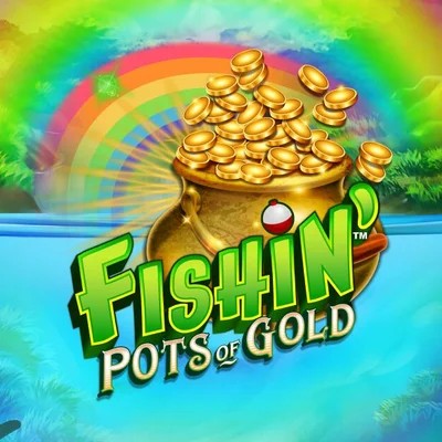 Fishin Pots Of Gold logo by Gameburger Studios Qbet Casino