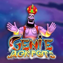 Genie Jackpots online game logo by Blueprint Gaming on qbet-casino.eu