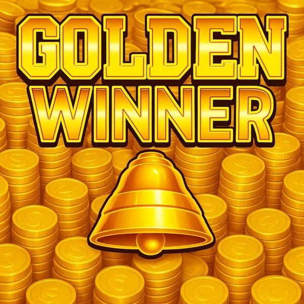 Golden Winner logo by Inspired Gaming at Qbet Casino