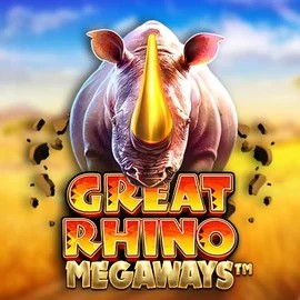 Great Rhino Megaways slot visual from Pragmatic Play available on qbet-casino.eu