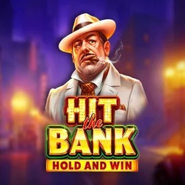 Hit The Bank Hold and Win slot logo by Playson at Qbet Casino