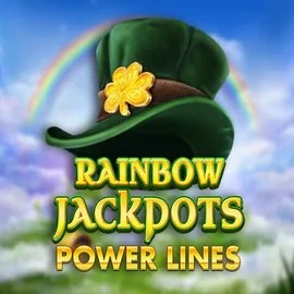 Rainbow Jackpots Power Lines online game logo by Red Tiger Gaming on qbet-casino.eu