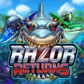 Razor Returns logo by Push Gaming at Qbet Casino