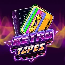Retro Tapes slot icon by Push Gaming, available at Qbet Casino