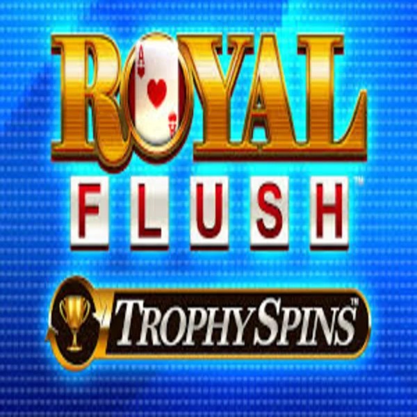 Royal Flush Trophy Spins slot visual from Greentube available on qbet-casino.eu