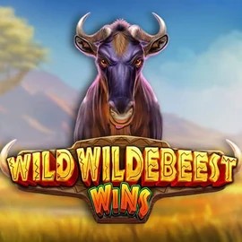 Official Slots logo: Wild Wildebeest Wins by Pragmatic Play at Qbet Casino